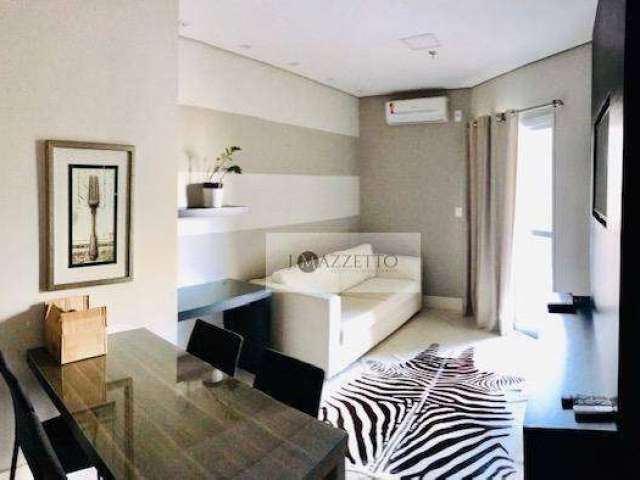 Flat com 1 dormitório para alugar, 52 m² por R$ 4.800,02/mês - Centro - Indaiatuba/SP