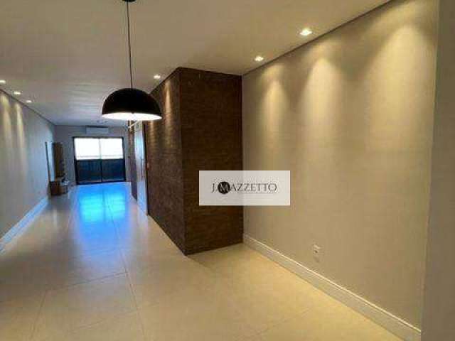 Apartamento com 3 dormitórios para alugar, 122 m² por R$ 5.544,14/mês - Centro - Indaiatuba/SP