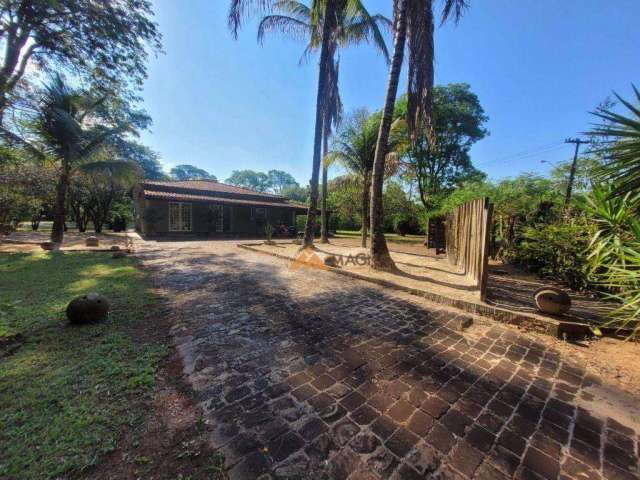 Chácara com 3 dormitórios para alugar, 4770 m² por R$ 5.226/mês - Parque São Sebastião - Ribeirão Preto/SP