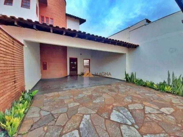 Casa com 3 dormitórios para alugar, 222 m² por R$ 5.227/mês - Jardim São Luiz - Ribeirão Preto/SP