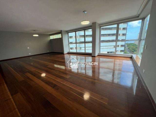 Apartamento para alugar, 210 m² por R$ 12.000,00/mês - Boqueirão - Santos/SP