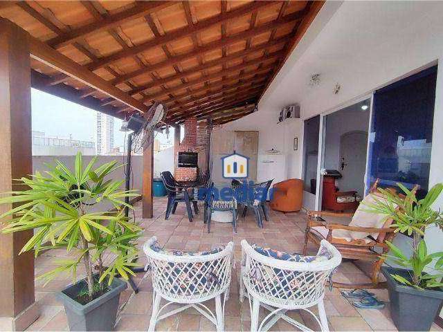 Cobertura com 3 dormitórios à venda, 120 m² por R$ 440.000,00 - Jardim Praiano - Guarujá/SP