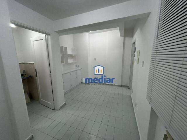 Sala para alugar, 25 m² por R$ 2.400,00/mês - Gonzaga - Santos/SP