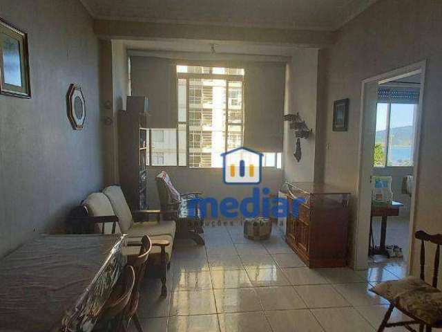 Apartamento com 2 dormitórios para alugar, 81 m² por R$ 3.100,00/mês - Embaré - Santos/SP