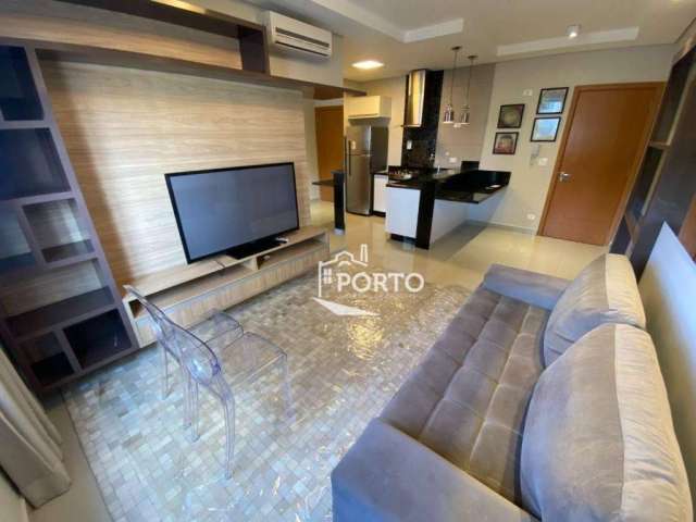 Apartamento com 1 dormitório para alugar, 41 m² - São Dimas - Piracicaba/SP