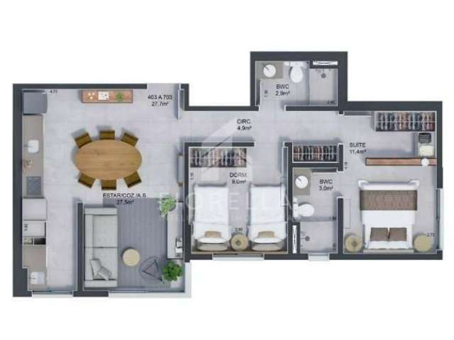 Apartamento com 2 quartos à venda na Avenida Marinheiro Max Schramm, 2685, Jardim Atlântico, Florianópolis por R$ 1.188.000