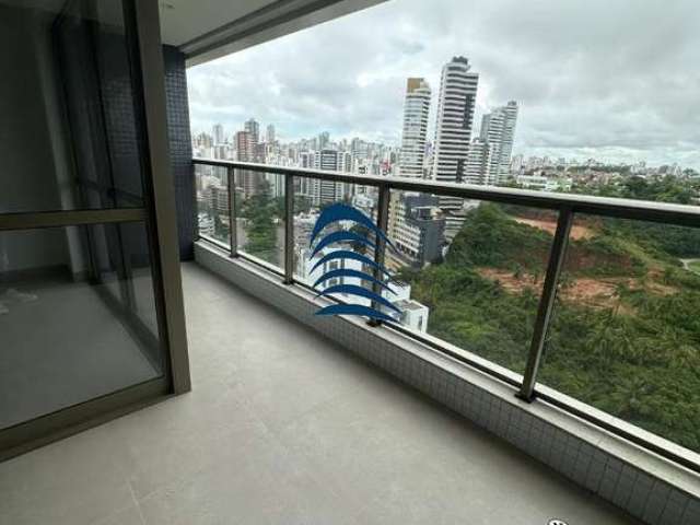 Apartamento 1/4 Beach Class Ondina-BA   Ondina/Salvador-BA  Planta quarto e sala 40m2  Vista para avenida  Andar Altíssimo  Varanda