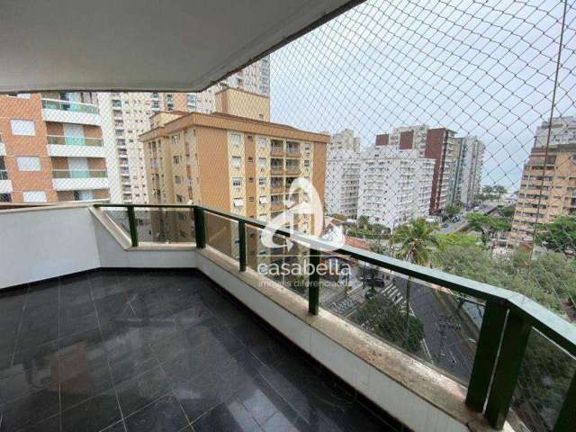 Apartamento com 4 dormitórios, 409 m² - venda por R$ 3.730.000,00 ou aluguel por R$ 21.100,00 - Embaré - Santos/SP