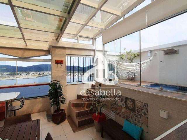 Cobertura com 3 dormitórios à venda, 226 m² por R$ 1.920.000,00 - Ponta da Praia - Santos/SP