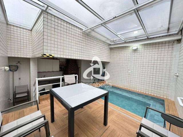 Cobertura com 3 dormitórios à venda, 137 m² por R$ 1.170.000,00 - Campo Grande - Santos/SP