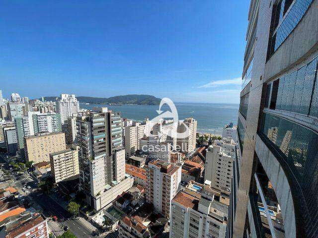 Apartamento com 4 dormitórios para alugar, 204 m² por R$ 20.000,00/mês - Embaré - Santos/SP