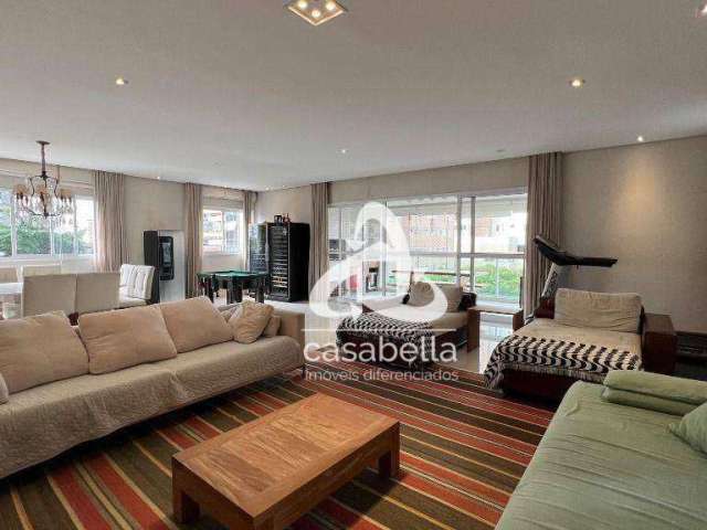 Apartamento com 4 dormitórios para alugar, 271 m² por R$ 20.000,00/ano - Vila Rica - Santos/SP
