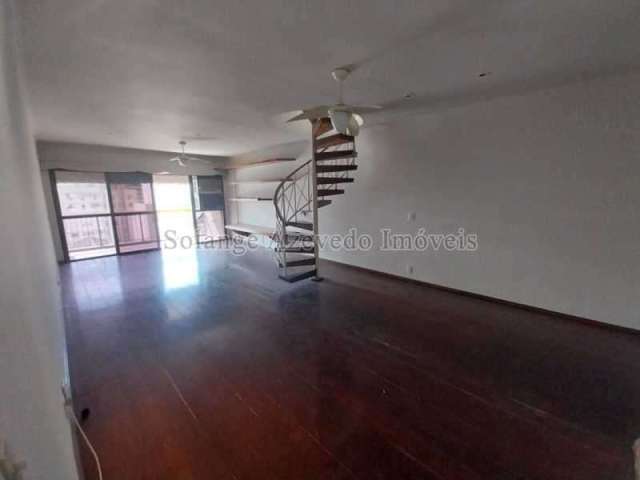 Cobertura com 3 quartos à venda na Rua Andrade Neves, Tijuca, Rio de Janeiro, 142 m2 por R$ 1.200.000