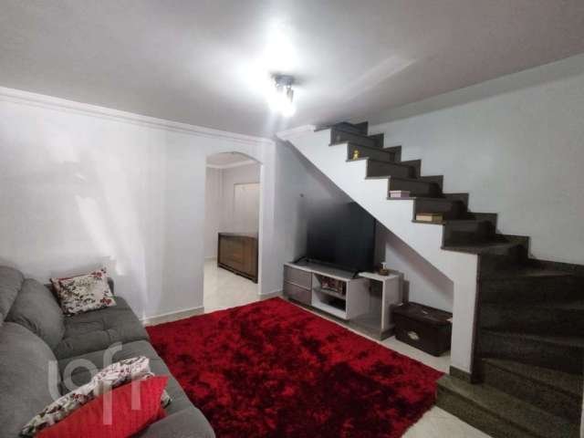 Casa em condomínio fechado com 2 quartos à venda na Rua Almir Ribeiro, --, Vila Camilópolis, Santo André por R$ 470.000