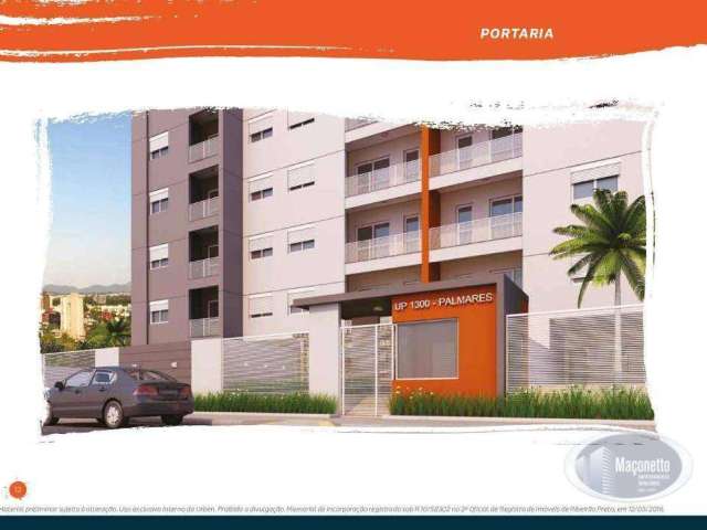 Apartamento com 2 dormitórios à venda, 51 m² por R$ 231.000,00 - Residencial e Comercial Palmares - Ribeirão Preto/SP