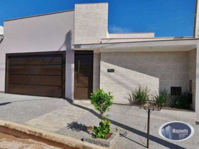 Casa com 3 dormitórios à venda, 132 m² por R$ 615.000 - Jardim Santa Cecilia - Bonfim Paulista - Ribeirão Preto/SP
