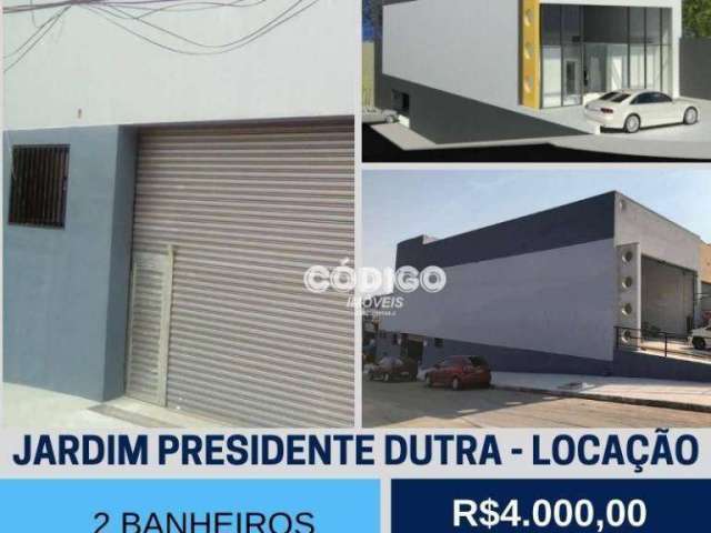 Galpão para alugar, 170 m² por R$ 4.090,00/mês - Jardim Presidente Dutra - Guarulhos/SP