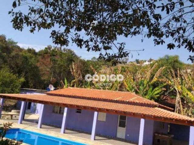 Chácara com 3 dormitórios à venda, 1700 m² por R$ 500.000,00 - Vila Santista - Atibaia/SP