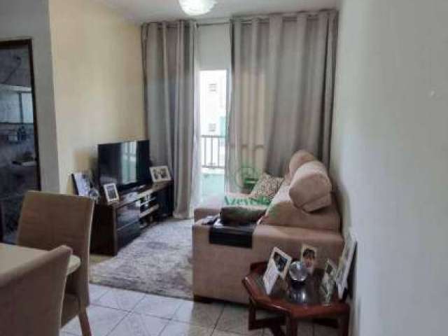 Apartamento com 2 dormitórios para alugar, 70 m² por R$ 1.625,00/mês - Jardim Cocaia - Guarulhos/SP