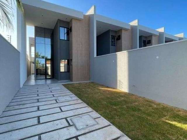 Casa com 4 dormitórios à venda, 151 m² por R$ 629.000,00 - Centro - Eusébio/CE