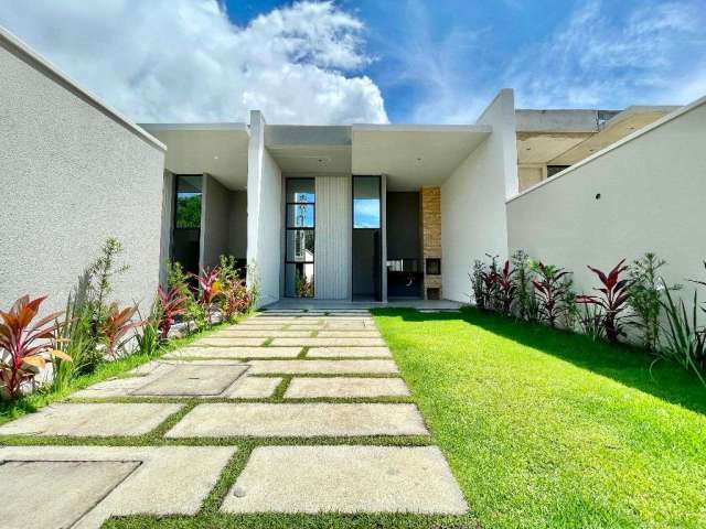 Casa com 3 dormitórios à venda, 106 m² por R$ 385.000,00 - Precabura - Eusébio/CE