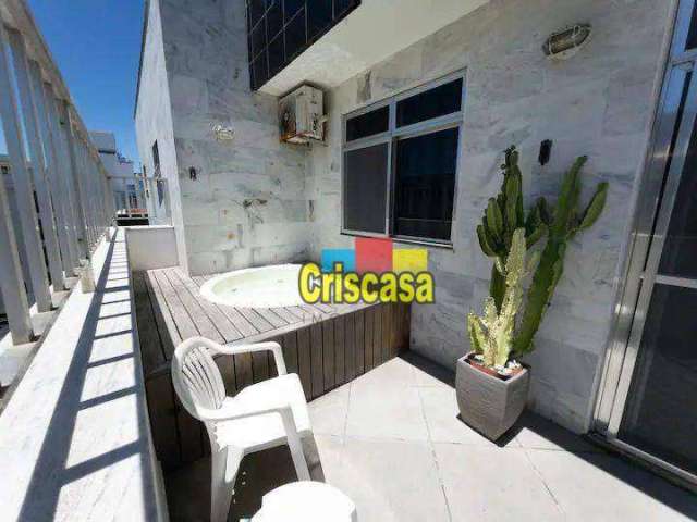 Cobertura com 3 dormitórios à venda, 124 m² por R$ 820.000,00 - Algodoal - Cabo Frio/RJ