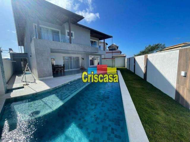 Casa com 4 dormitórios à venda, 212 m² por R$ 2.500.000,00 - Foguete - Cabo Frio/RJ