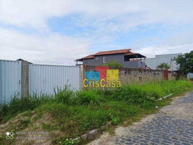 Terreno à venda, 570 m² por R$ 520.000,00 - Foguete - Cabo Frio/RJ