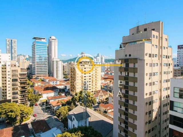 Flat com 2 dormitórios à venda, 57 m² por R$ 490.000,00 - Gonzaga - Santos/SP