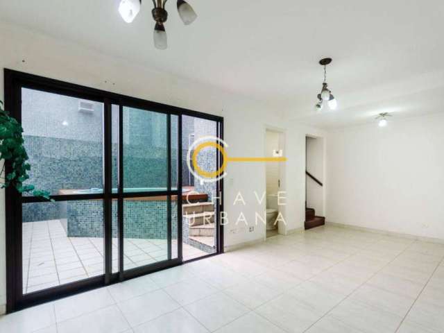 Cobertura com 2 dormitórios à venda, 140 m² por R$ 1.010.000,00 - Pompéia - Santos/SP