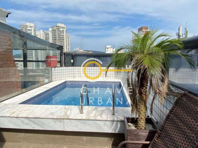 Cobertura com 4 dormitórios à venda, 224 m² por R$ 1.990.000,00 - Ponta da Praia - Santos/SP