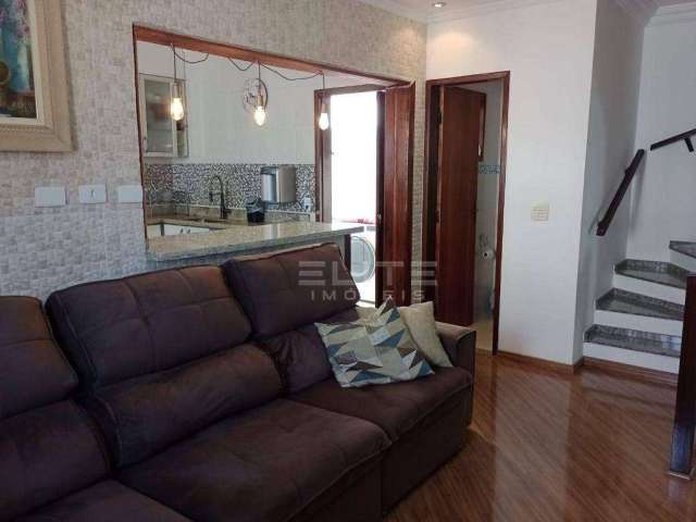 Sobrado com 3 dormitórios à venda, 107 m² por R$ 690.000,00 - Vila Alzira - Santo André/SP