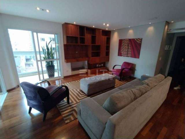 Apartamento com 3 dormitórios para alugar, 165 m² por R$ 8.970,00/mês - Campestre - Santo André/SP