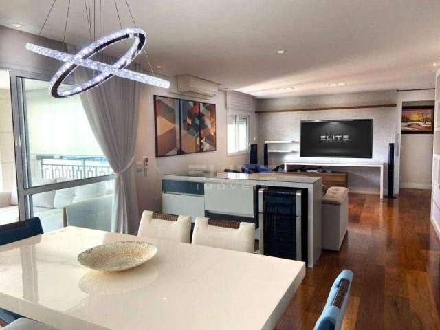 Apartamento com 3 dormitórios para alugar, 177 m² por R$ 11.491,93/mês - Campestre - Santo André/SP