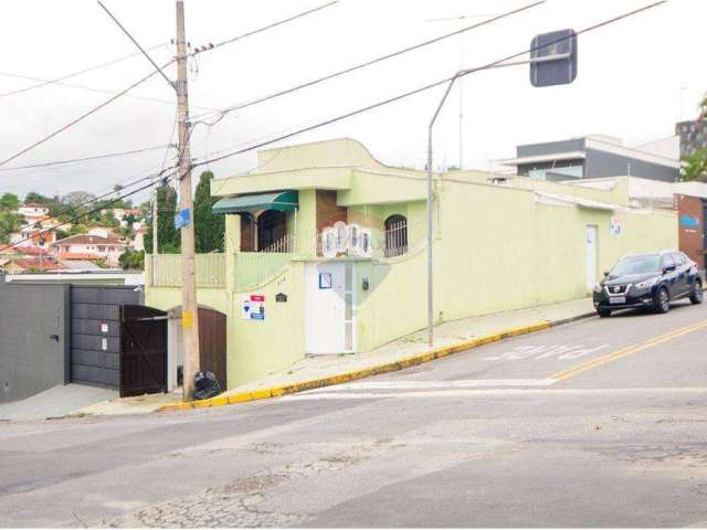 Imóvel comercial com 166m2, 2 vagas de garagem, excelente localização na Vila Oliveira, em Mogi das Cruzes-SP
