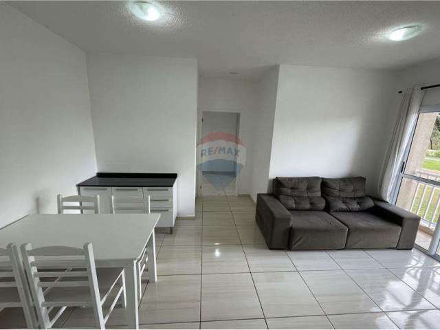 Apartamento para loação com 50 m² com vista para a serra, um dormitório, no Condomínio Máximo Mogi, na Vila Mogilar - Mogi das Cruzes-SP