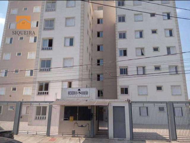 Condomínio Reserva Barão - Apartamento com 2 dormitórios à venda, 54 m² por R$ 199.000 - Vila Barão - Sorocaba/SP