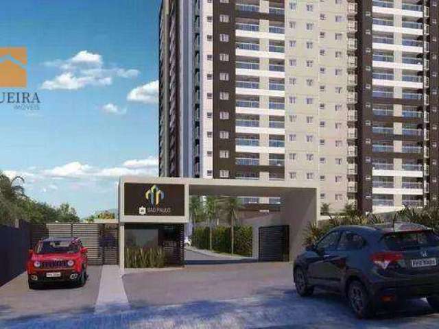 Condomínio Jr São Paulo - Apartamento com 2 dormitórios à venda, 59 m² por R$ 337.000 - Além Ponte - Sorocaba/SP