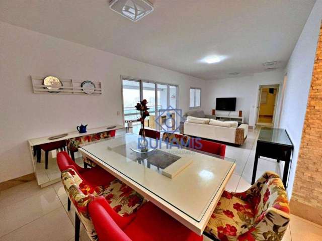 Apartamento para alugar, 134 m² por R$ 7.000,20/mês - Vila Luis Antônio - Guarujá/SP