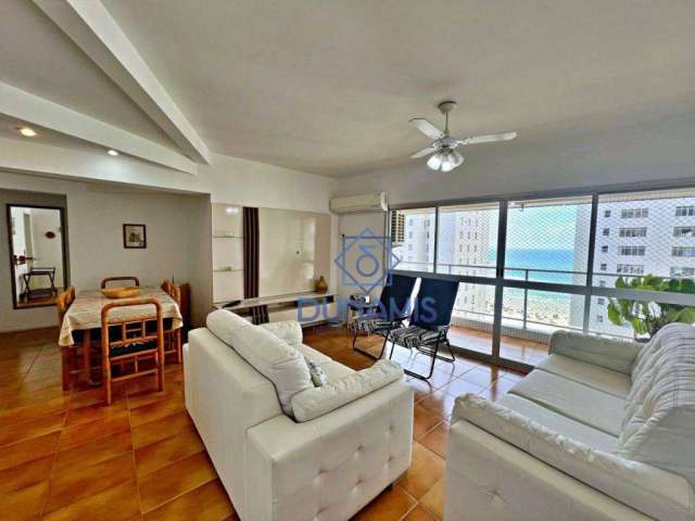 Apartamento para alugar, 140 m² por R$ 6.000,20/mês - Barra Funda - Guarujá/SP