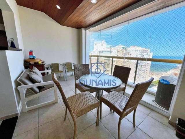 Apartamento para alugar, 110 m² por R$ 8.000,00/mês - Centro - Guarujá/SP