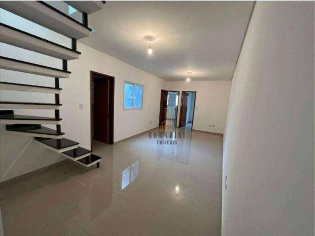 Cobertura com 3 dormitórios à venda, 163 m² por R$ 550.000,00 - Vila Valparaíso - Santo André/SP