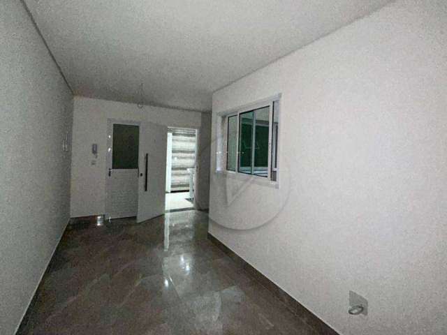 Apartamento com 2 dormitórios, 43 m² - venda por R$ 360.000,00 ou aluguel por R$ 2.350,00/mês - Campestre - Santo André/SP