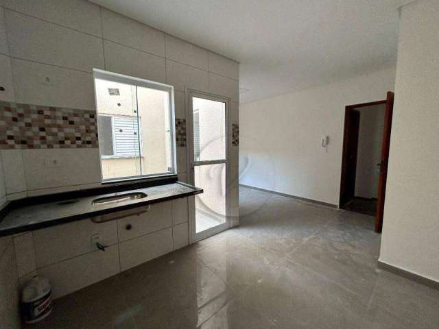 Apartamento com 2 dormitórios, 45 m² - venda por R$ 340.000,00 ou aluguel por R$ 1.765,00/mês - Parque Erasmo Assunção - Santo André/SP