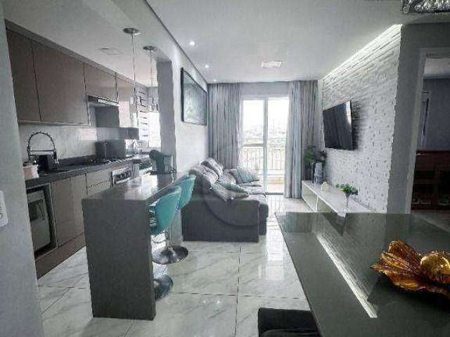 Apartamento com 2 dormitórios à venda, 54 m² por R$ 400.000,00 - Vila Leopoldina - Santo André/SP