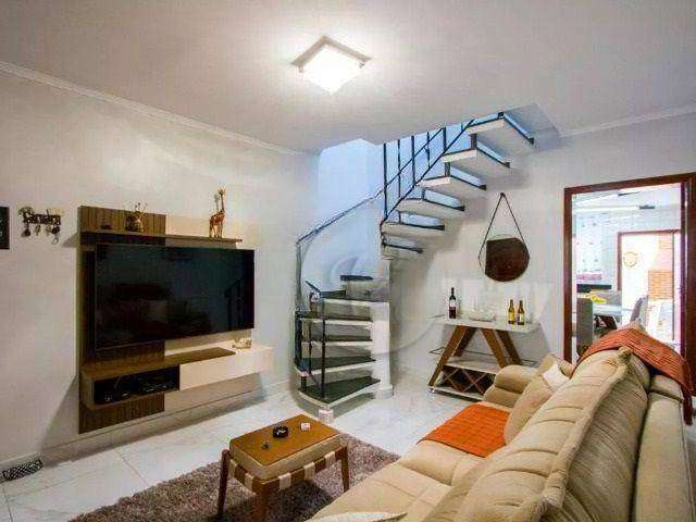 Sobrado com 2 dormitórios à venda, 123 m² por R$ 639.000,00 - Vila Bastos - Santo André/SP