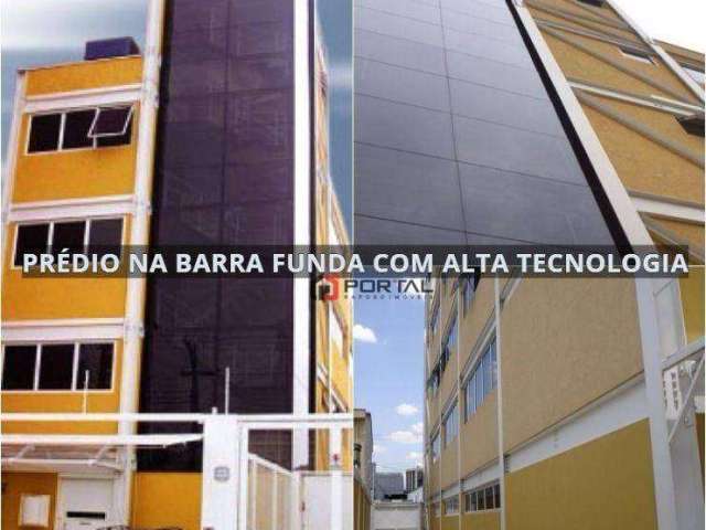 Prédio para alugar, 225 m² por R$ 15.602/mês - Barra Funda - São Paulo/SP