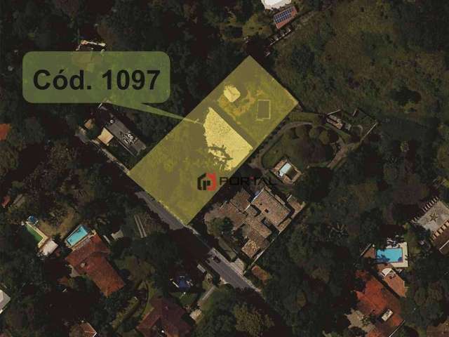 Terreno, 2532 m² - venda por R$ 1.899.000,00 ou aluguel por R$ 15.708,00/mês - Granja Viana - Cotia/SP