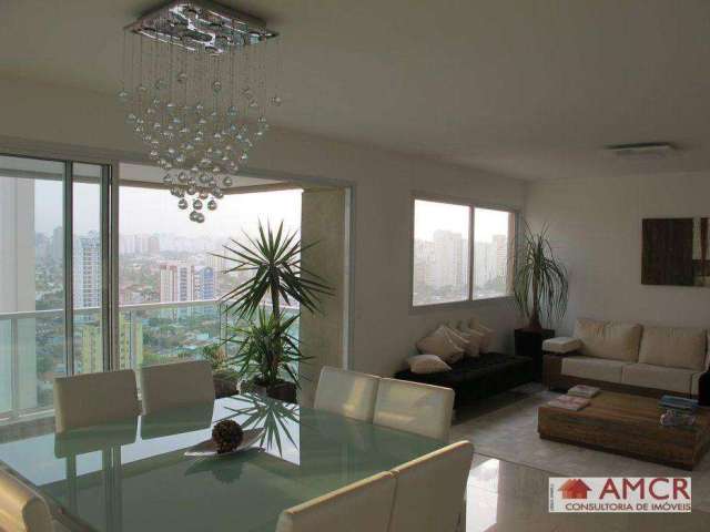 Apartamento com 3 dormitórios para alugar, 198 m² por R$ 22.300,00/mês - Brooklin Novo - São Paulo/SP