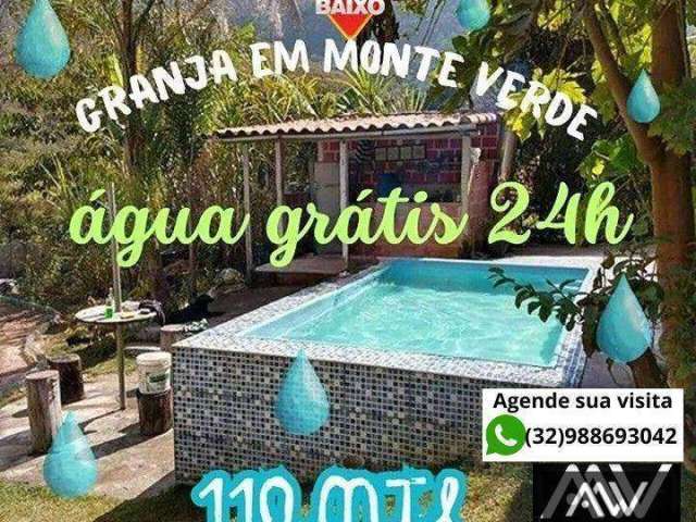 Chácara com 2 dormitórios à venda, 500 m² por R$ 110.000,00 - Monte Verde - Juiz de Fora/MG